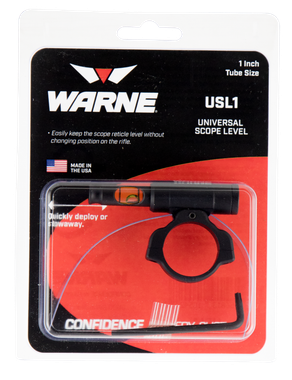 Warne USL1 Universal Scope Level1" Tube Diameter Universal Aluminum Black