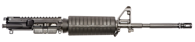 Spikes STU5025M4S Complete Upper5.56x45mm NATO 16" Black Phosphate Barrel, 7075-T6 Aluminum Black Receiver, M4 Double Head Shield Handguard for M4 Carbine