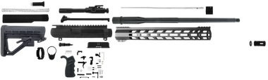 TacFire SSRK308LPK20BN AR Build Kit Rifle 308 Win AR-10 Black Nitride Aluminum 5/8"-24 tpi *Sports South Exclusive.