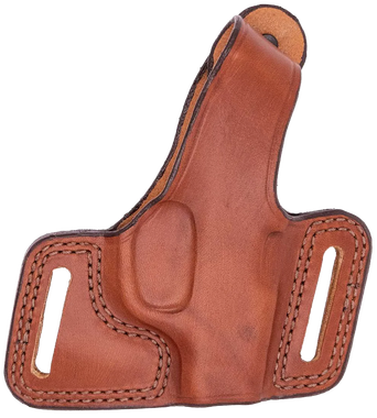 Bianchi 12839 Black WidowOWB Size 02 Tan Leather Belt Slide Fits Ruger Security-Six Fits S&W K Frame 2-4" Right Hand