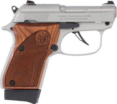 8RD INOX WITH WOOD GRIPSBERETTA 30X TOMCAT 32ACP 2.9"