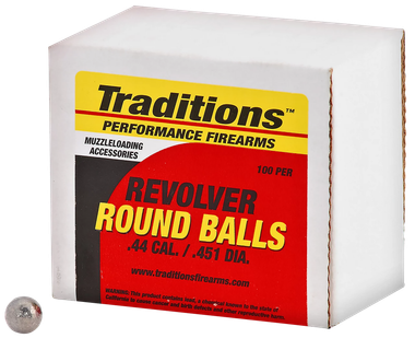 Traditions A1642 Revolver44Cal Lead Ball 140gr 100/Box