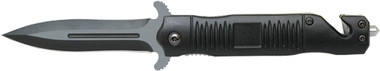 OPENER 3.5" BLADE W/BREAKERABKT BLACK STILETTO ASSISTED