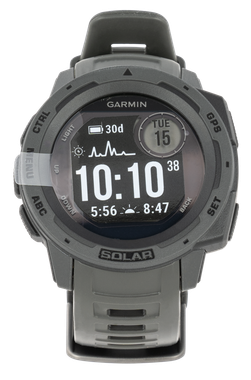Garmin 0100229310 InstinctFitness Tracker Graphite 45mm Solar Compatible With iPhone/Android Bluetooth/ANT+ GPS Yes