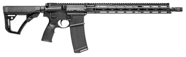 Daniel Defense 0212802241047 DDM4 V7 LW 5.56x45mm NATO 16" 30+1 Black Hard Coat Anodized 6 Position w/SoftTouch Overmolding Stock