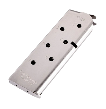 CMC Products 14120 Match Grade7rd 45 ACP Fits 1911 Officer Stainless Steel
