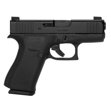 Glock 43x Subcompact Handgun 9mm Luger 10rd Magazine 3.41" Barrel Black Austria