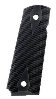 Pearce Grip PG19112 Side Panel GripsDouble Diamond Checkering Black Rubber for 1911 Government
