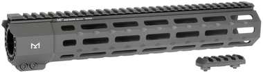 MIDWEST INDUSTRIES INC MISP12M SP-Series AR-15 6061 Aluminum Black Hard Coat Anodized 12.625"