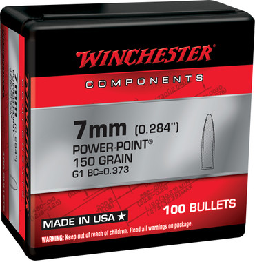 Winchester 7mm Rem Mag Ammo 150gr PP Ammunition - 100 Rounds