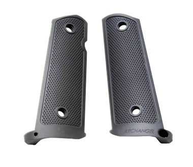 Archangel AA108 Grip PanelsMade of Aluminum With Black Anodized Diamond Checkering Finish for 1911 Government