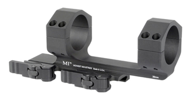 Midwest Industries Quick Detach Aluminum 35mm Scope Mount - Black | Fits AR-15