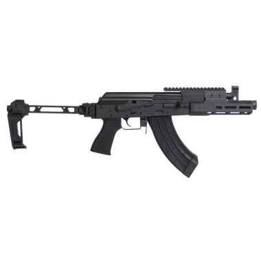 Century Arms Draco Tactical Pistol - Black | 7.62X39 | 7.5" | 30RD Mag | SI Folding Brace | Linear Compensator | Integrated Picatinny Rail