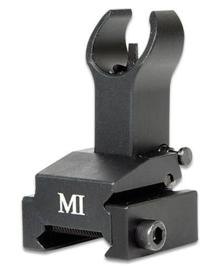 Midwest Industries Flip Up Front Sight - Black | Gas Block Height