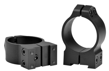Warne 14B1M MaximaMatte Black Steel 30mm Tube Medium Vertical Split Dovetail, 0 MOA Fits CZ 527