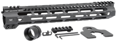 Midwest Industries MICRLW12625 Combat Lightweight AR-15 Black Hardcoat Anodized Aluminum/Polymer 12.625" Picatinny/M-LOK