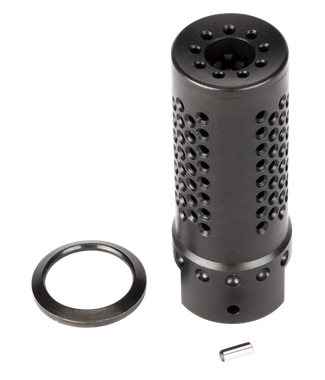 Spikes Tactical SBV1019 Dynacomp Extreme Muzzle Brake Black Nitride 416R Stainless Steel with 5/8"-24 tpi Threads & 2.25" OAL for 308 Win