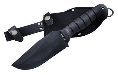 6.75" W/SHEATH BLACKKA-BAR HEAVY DUTY WARTHOG