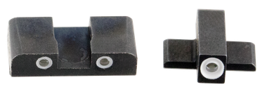 AmeriGlo SG161 Classic Tritium Sight Set for Sig SauerGreen Tritium White Outline Front Sight-Green Tritium White Outline Rear Sight