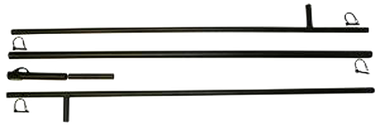 Mojo Outdoors HW2204 Extension PoleBlack Metal 12'