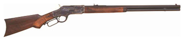 24" OCTAGON CC/BLUED PG WALNUTCIMARRON 1873 DELUXE 44/40 WIN