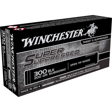 Winchester Ammunition 300 AAC Blackout Ammo 200gr OT Ammunition - 20 Rounds