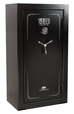 Sports Afield SECSA5932P Preserve SA5932P Keypad/Key Entry Black Textured Steel Holds 32 + 6 59" H x 32" Wx 20" D Fireproof- Yes
