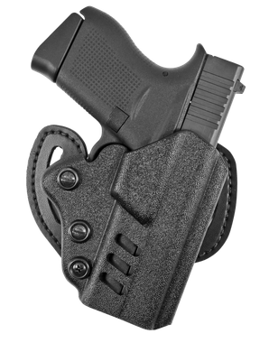 DeSantis Gunhide 042KAB6Z0 FacilitatorOWB Black Kydex Belt Slide Compatible w/Glock 19/23 Belt 1.75" Wide Right Hand