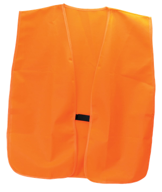 HME VESTOR Safety VestOSFA Blaze Orange Polyester