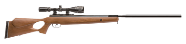 Benjamin BT1500WNP Trail XLNitrogen Piston 177 Pellet 1rd Black Hardwood Fixed Thumbhole Stock 3-9x40mm