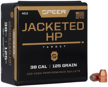 Speer 38 Caliber Ammo 125gr JHP Ammunition - 100 Rounds