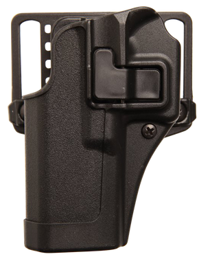 Blackhawk 410567BKL Serpa CQCOWB Matte Black Polymer Belt Loop/Paddle Compatible w/Glock 42 Left Hand
