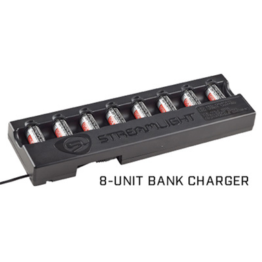 8-Unit SL-B9 Bank Charger - w/ batteries - 120V/100V AC