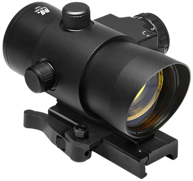 NcStar DLB140R 40mm Red Dot with Red LaserBlack Anodized 1 x 3 MOA Red Dot