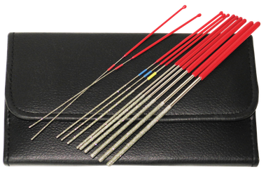 RamRodz 60021 Pro-Series Micro File Diamond Coated 9" Long 12 PK Includes Case