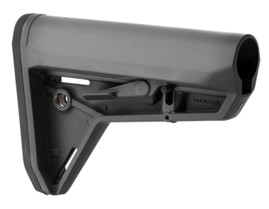 Magpul MAG347-GRY MOE SL Carbine Stock Stealth Gray Synthetic for AR-15, M16, M4 with Mil-Spec Tube (Tube Not Included)