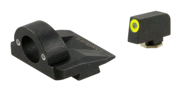 AmeriGlo GL5325 Ghost Ring Sight Set for GlockGreen Tritium LumiGreen Outline Front Sight-Green Tritium Rear Sight