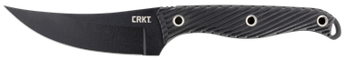 CRKT 2709 Clever Girl4.60" Fixed Plain Black Powder Coated SK-5 Steel Blade/ Black G10 Handle Includes Sheath