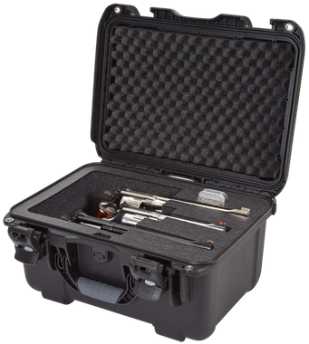 Nanuk 918REV01 918 3 Up Revolver Case Black Polymer w/ Foam Padding & Latches 14.90" L x 9.80" W x 8.60" H Interior Dimensions