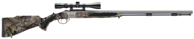 Traditions R5561150616 Vortek StrikerFire45 Cal 209 Primer 28", Stainless Barrel/Rec, Mossy Oak Break-Up Country Synthetic Furniture, 3-9x40mm Scope