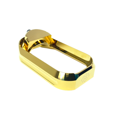 Cross Armory CRGFMWGD Flared MagwellCompatible w/Glock Gen1-3 Gold Anodized Aluminum
