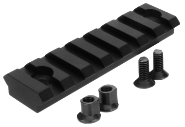 TacFire MAR102 KeyMod Picatinny Rail 3 Inch 7 SlotsBlack