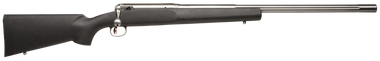 Savage Arms 18148 12 LRPV Full Size 22-250 Rem 1rd 26" Matte Heavy Fluted Barrel, Matte Stainless Steel Receiver w/Picatinny Rail, Matte Black HS Precision w/V-Block Synthetic Stock, Right Hand