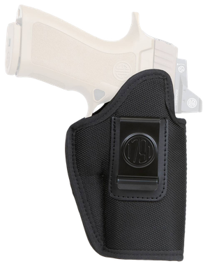 1791 Gunleather PNIWB5BLKR Premium NylonIWB Size 05 Black Ballistic Nylon Belt Clip Right Hand