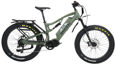 Bakcou E-bikes BS17GB25 Storm 25 Medium Matte Black 17" w/Stand Over Height of 30.50" Frame, Sram 9sp, 40t Front & Sram 11-34t Rear Cassette Bafang M620 Ultra Motor
