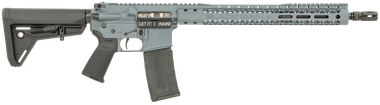 Black Rain Ordnance BROSSPCWG Spec 15+ SSP 5.56x45mm NATO 30+1 16", Cold War Gray, 15" Slim M-LOK, Magpul Grip/Carbine Stock
