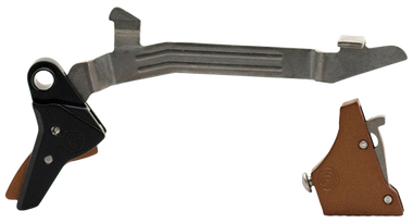 Timney Triggers ALPHAGLOCK34LRGBRNZE Alpha Competition 45 ACP/10mm Auto, Bronze Straight Trigger, Compatible w/Glock Gen3-4