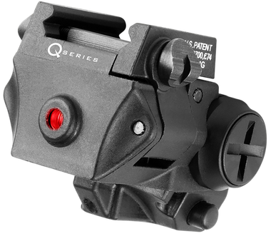 iProtec 6116 SC-R Laser Q-Series Black/Red Laser 5.0 mW Output 635nM Wavelength, Compact/Subcompact Pistols, Accessory Rail Mount