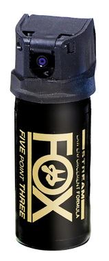 Fox Labs 152FTMDB Legacy Five Point Three 15 1/2 Second BurstsCone Spray Range 152 ft 1.50 oz Black Spray Features Invisible UV Dye