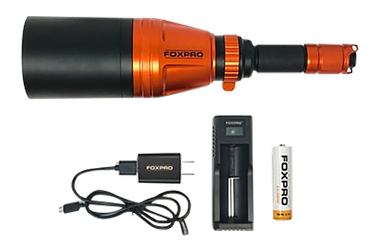 Foxpro GUNFIRE Gun FireOrange/Black Metal Red/Green/White Filter